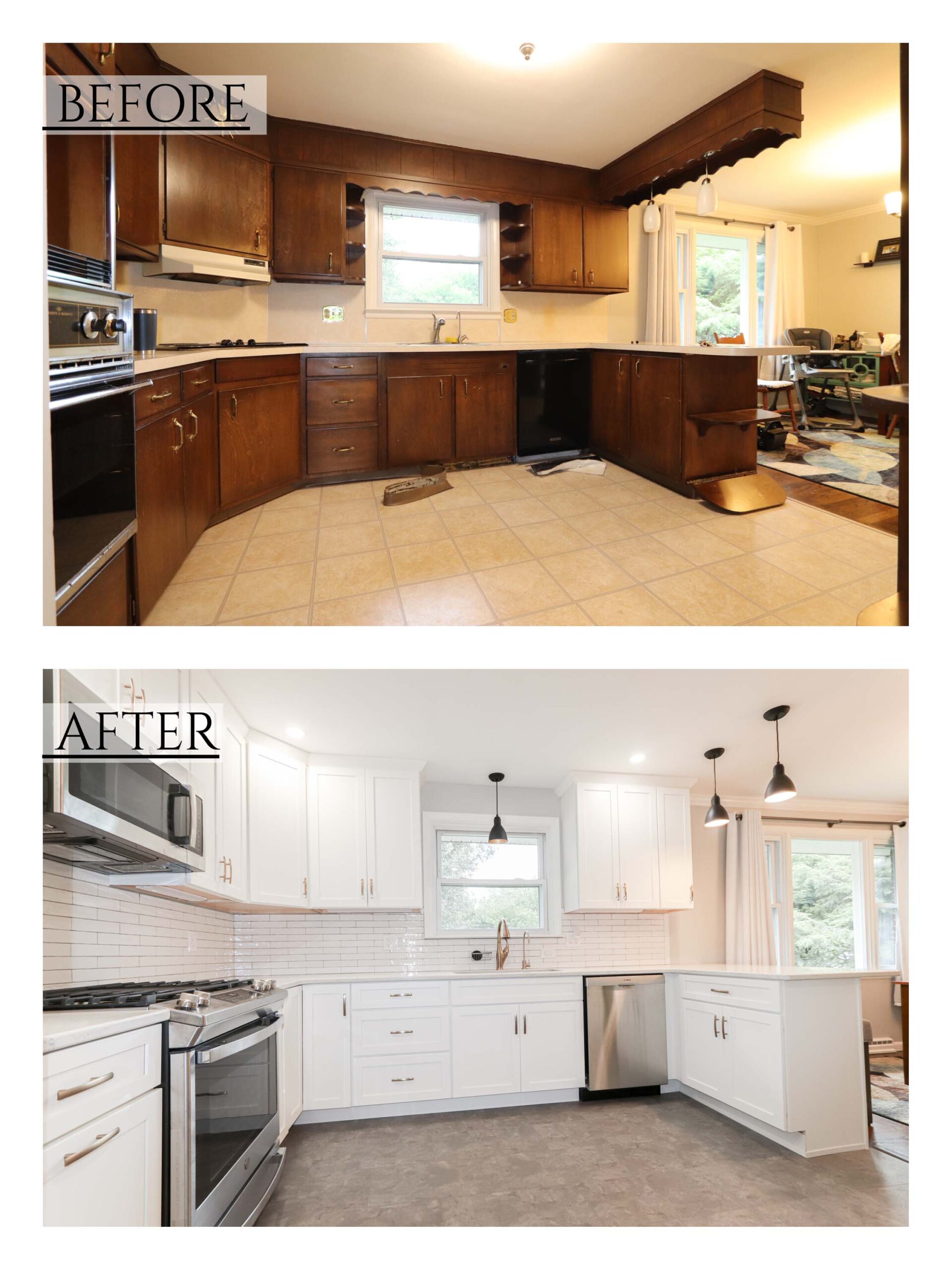 kitchen remodel before and after 1