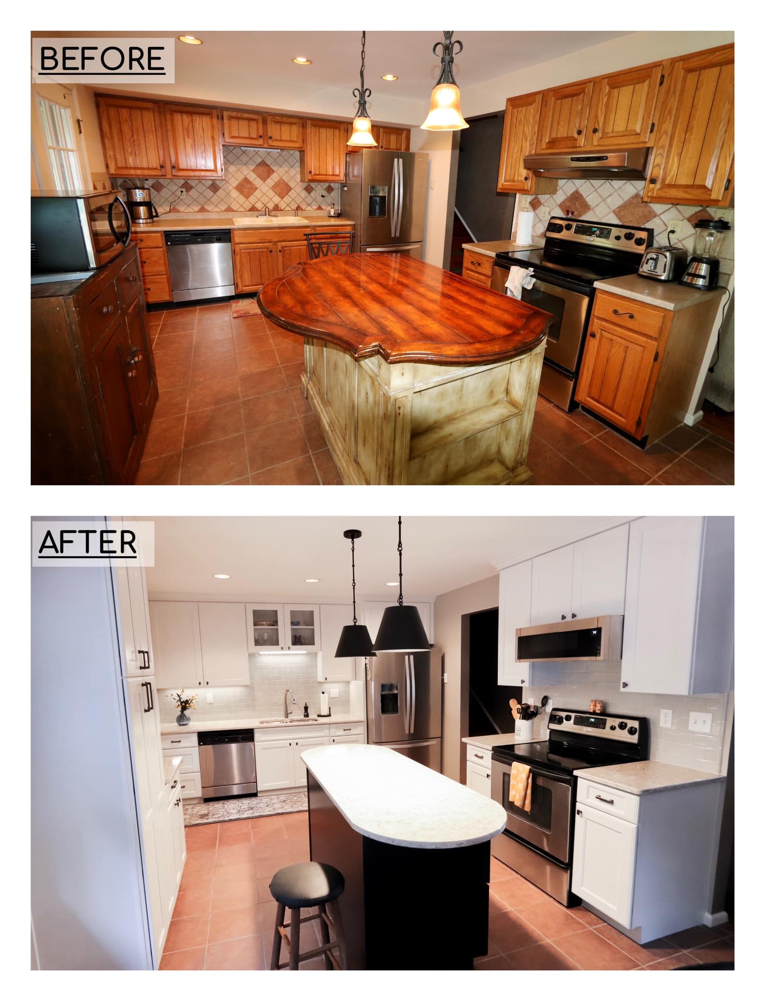 kitchen remodel before and after 1