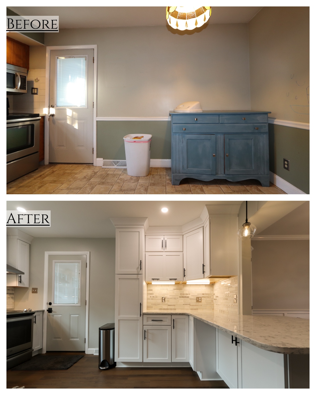 kitchen remodel before and after 2